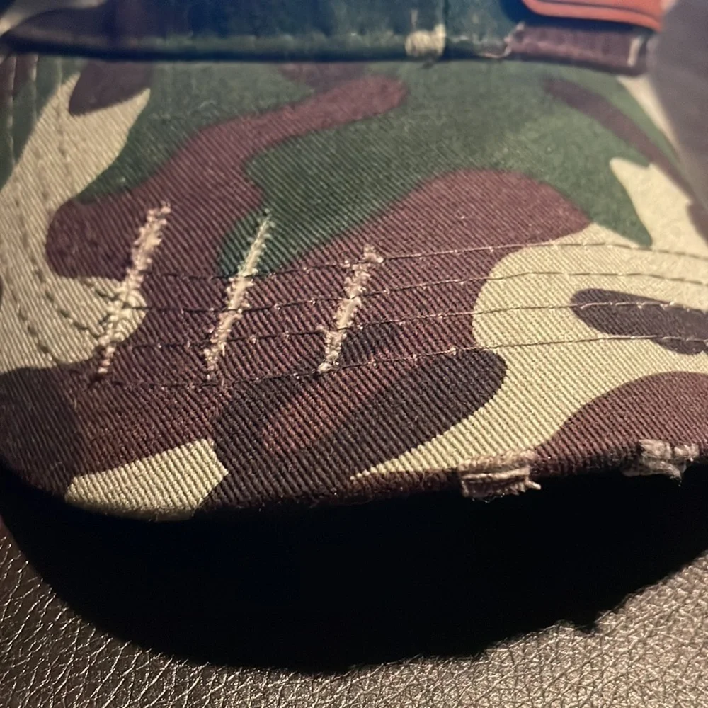 Baseball MOM Camo trucker Cap NWOT